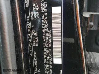 2020 Volvo S60 R-Design with VIN 7JRA22TM6LG038242, listed as a Copart auction lot 77043984 with 103,382 mi miles and Salvage Title. Bid and sale history available at carsss.com. Image 12.