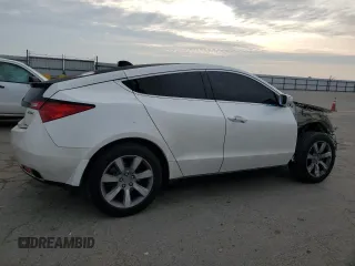 2012 Acura ZDX Tech Pkg with VIN 2HNYB1H46CH500975, listed as a Copart auction lot 43585275 with 75,337 mi miles and Salvage Title. Bid and sale history available at carsss.com. Image 3.