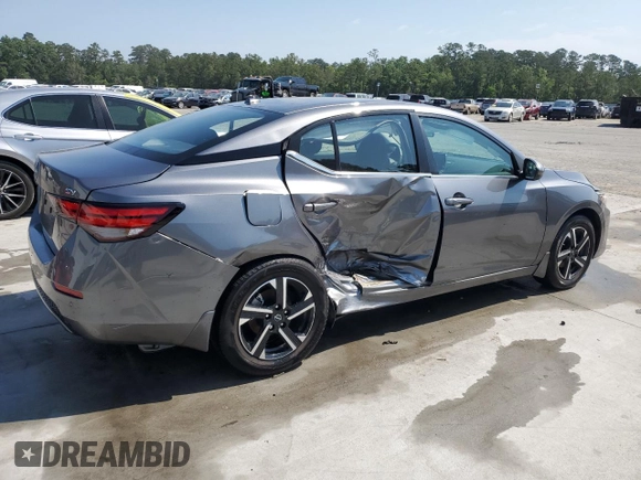 2024 Nissan Sentra SV с VIN 3N1AB8CV0RY309588, выставлен на аукционе Copart как лот 57331855 с пробегом 3 650 миль миль и Списание • Salvage title. История ставок и продаж доступна на DreamBid. Изображение 3.