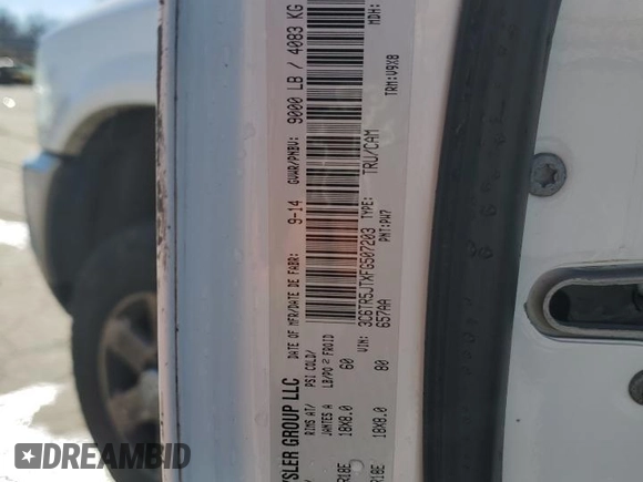 2015 Ram 2500 SLT with VIN 3C6TR5JTXFG507203, listed as a Copart auction lot 47277795 with 121,956 mi miles and Clean title. Bid and sale history available at DreamBid. Image 13.