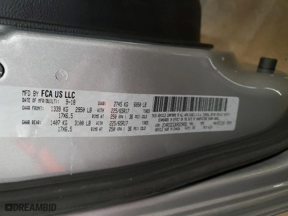 2019 Dodge Grand Caravan GT with VIN 2C4RDGEG3KR529493, listed as a Copart auction lot 44180705 with 81,177 mi miles and Salvage Title. Bid and sale history available at carsss.com. Image 14.