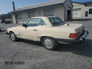 1987 Mercedes-Benz 560 Series 560SL with VIN WDBBA48D9HA067298, listed as a Copart auction lot 50447515 with 113,191 mi miles and Clean Title. Bid and sale history available at carsss.com. Image 2.