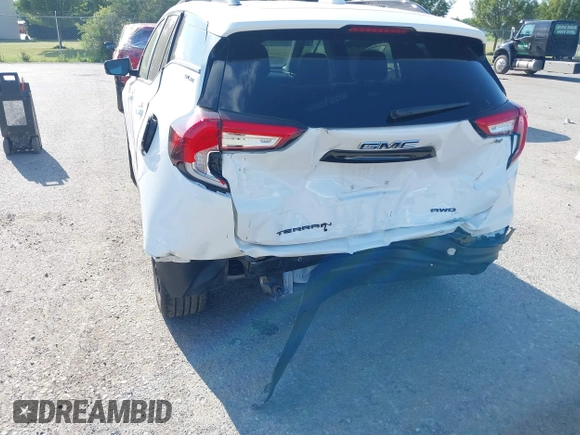 2024 GMC Terrain SLE with VIN 3GKALTEG3RL388266, listed as a IAAI auction lot 42582525 with 12,569 mi miles and . Bid and sale history available at DreamBid. Image 6.