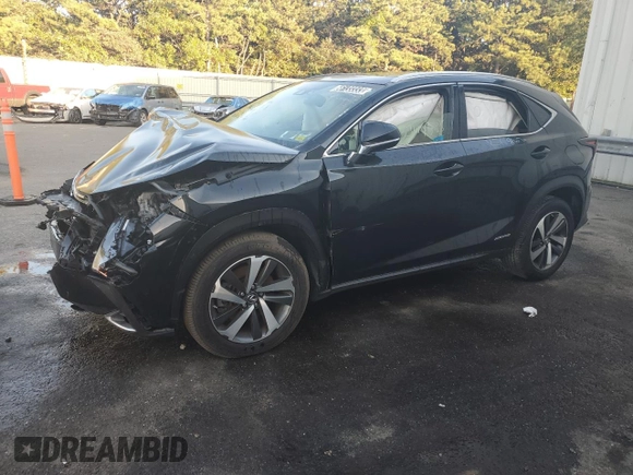 2020 Lexus NX with VIN JTJGJRDZXL2129409, listed as a Copart auction lot 66133333 with 1 mi miles and Salvage Title. Bid and sale history available at carsss.com. Image 1.
