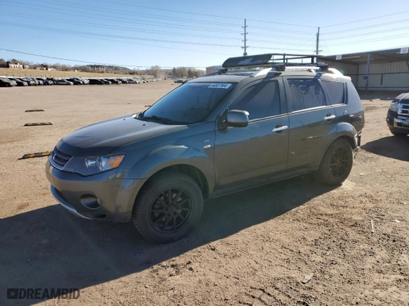 2008 Mitsubishi Outlander XLS with VIN JA4MT41X38Z008705, listed as a Copart auction lot 86807564 with 254,085 mi miles and Salvage Title. Bid and sale history available at carsss.com. Image 1.