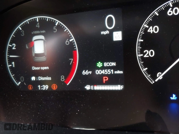 2025 Honda CR-V EX-L with VIN 5J6RS4H79SL001332, listed as a IAAI auction lot 41654106 with 4,551 mi miles and . Bid and sale history available at DreamBid. Image 15.