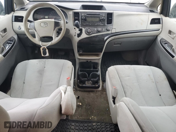 2011 Toyota Sienna with VIN 5TDZK3DC4BS159062, listed as a Copart auction lot 50988035 with 0 mi miles and Clean Title. Bid and sale history available at carsss.com. Image 8.