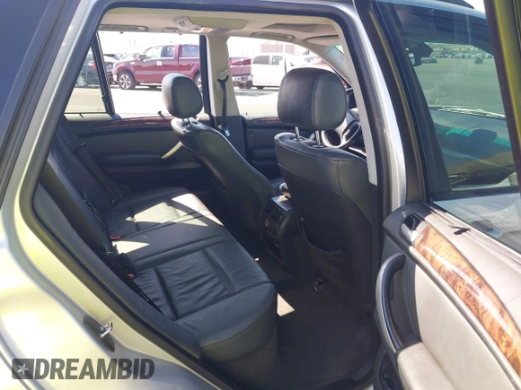2002 BMW X5 3.0i with VIN 5UXFA53552LV70703, listed as a IAAI auction lot 41957874 with 144,369 mi miles. Bid and sale history available at carsss.com. Image 8.