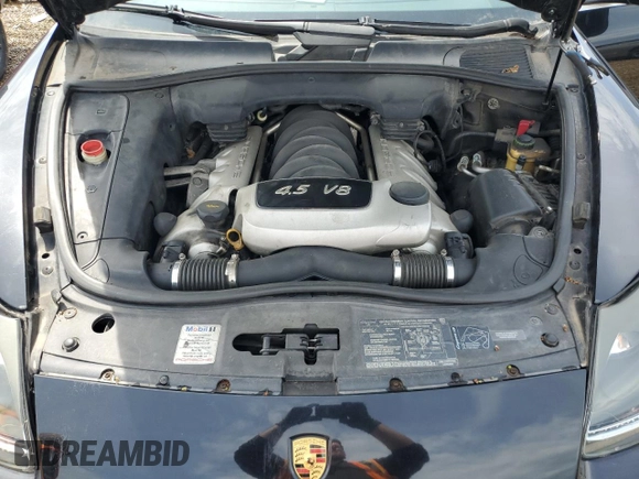 2004 Porsche Cayenne S z VIN WP1AB29P14LA77070, wystawiony jako Copart lot #54371835 z przebiegiem 218 266 mil mil oraz Szkody całkowita. Historia ofert i sprzedaży dostępna na DreamBid. Obrazek 12.