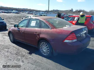 2005 Mercury Montego Premier with VIN 1MEHM42105G621580, listed as a IAAI auction lot 41587584 with 157,383 mi miles. Bid and sale history available at carsss.com. Image 3.
