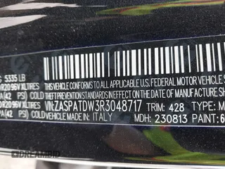 2024 Alfa Romeo Tonale Veloce z VIN ZASPATDW3R3048717, wystawiony jako IAAI lot #41831620 z przebiegiem 6 781 mil mil oraz . Historia ofert i sprzedaży dostępna na DreamBid. Obrazek 9.