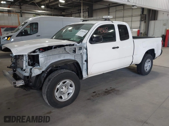 2023 Toyota Tacoma SR with VIN 3TYRX5GN7PT087621, listed as a IAAI auction lot 41969368 with 17,580 mi miles and . Bid and sale history available at DreamBid. Image 23.
