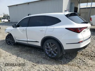 2023 Acura MDX w/A-Spec Package with VIN 5J8YE1H09PL011250, listed as a Copart auction lot 50693535 with 51,523 mi miles and Salvage title. Bid and sale history available at DreamBid. Image 2.