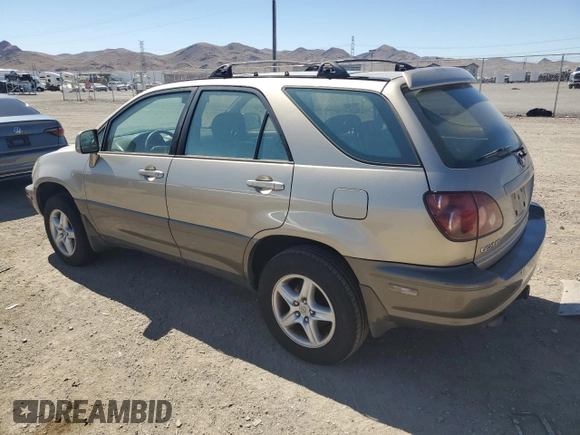 1999 Lexus RX 300 z VIN JT6GF10U7X0036274, wystawiony jako Copart lot #57787864 z przebiegiem 211 369 mil mil oraz Szkoda całkowita • Salvage title. Historia ofert i sprzedaży dostępna na DreamBid. Obrazek 2.