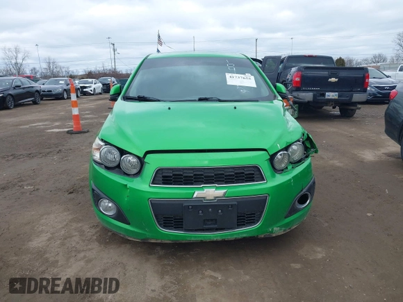 2015 Chevrolet Sonic LT with VIN 1G1JC5SH7F4104412, listed as a IAAI auction lot 41737655 with 124,304 mi miles and . Bid and sale history available at DreamBid. Image 12.