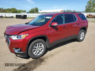 2021 Chevrolet Traverse LT Leather with VIN 1GNEVHKW6MJ169289, listed as a Copart auction lot 70177504 with 30,718 mi miles and Salvage Title. Bid and sale history available at carsss.com. Image 1.