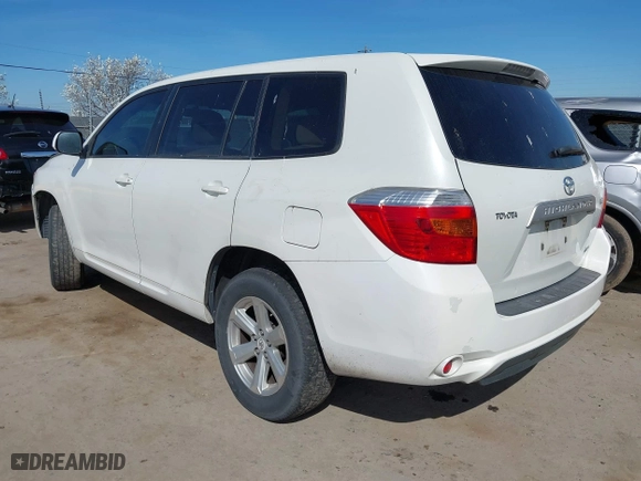 2008 Toyota Highlander with VIN JTEDS41A782013348, listed as a IAAI auction lot 41874621 with 192,101 mi miles. Bid and sale history available at carsss.com. Image 3.