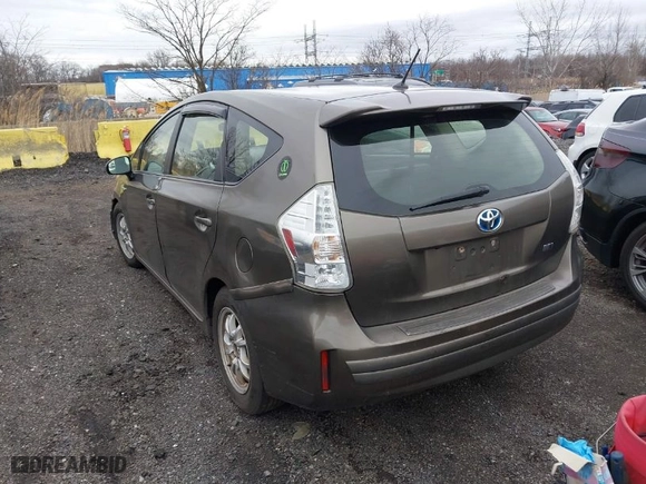 2013 Toyota Prius v Two with VIN JTDZN3EU3D3267272, listed as a IAAI auction lot 41793742 with 431,532 mi miles. Bid and sale history available at carsss.com. Image 3.