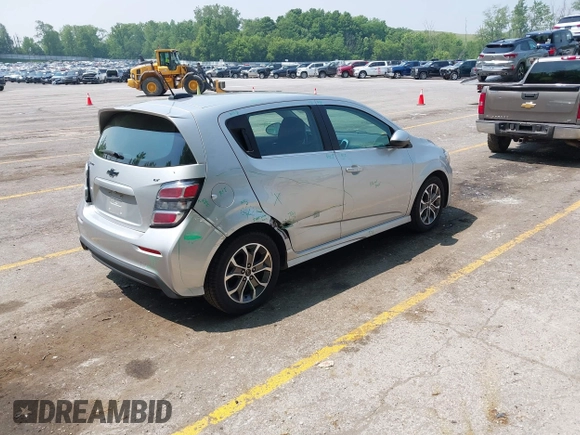 2018 Chevrolet Sonic LT with VIN 1G1JD6SHXJ4125976, listed as a IAAI auction lot 42454921 with 46,012 mi miles and . Bid and sale history available at DreamBid. Image 4.