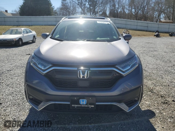 2021 Honda CR-V Touring with VIN 5J6RW2H99ML016927, listed as a Copart auction lot 47052515 with 48,535 mi miles and Salvage Title. Bid and sale history available at carsss.com. Image 5.