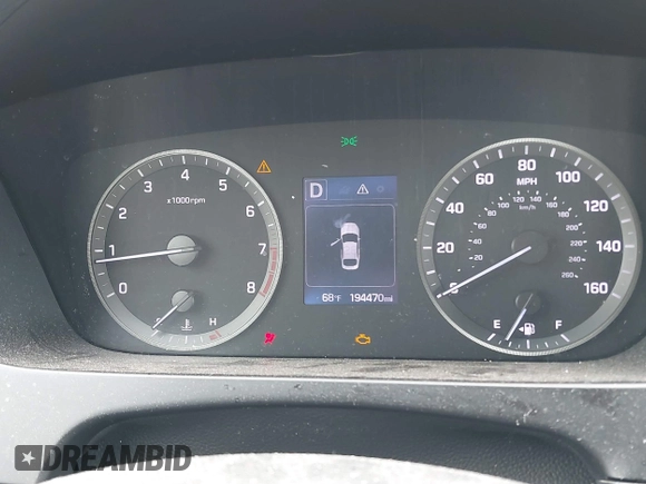 2015 Hyundai Sonata SE z VIN 5NPE24AF0FH058504, wystawiony jako IAAI lot #42354602 z przebiegiem 194 470 mil mil oraz . Historia ofert i sprzedaży dostępna na DreamBid. Obrazek 7.