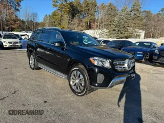 2017 Mercedes-Benz GLS with VIN 4JGDF6EE2HA783993, listed as a Copart auction lot 46795535 with 146,429 mi miles and Clean Title. Bid and sale history available at carsss.com. Image 1.
