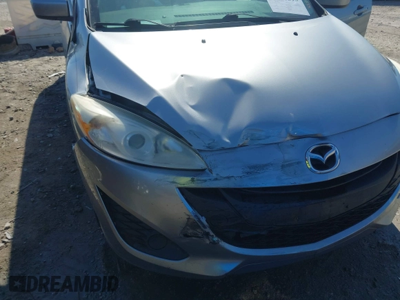 2012 Mazda 5 Sport with VIN JM1CW2BL3C0125660, listed as a IAAI auction lot 41595395 with 163,953 mi miles. Bid and sale history available at carsss.com. Image 6.