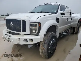 2008 Ford F-450 XL with VIN 1FTXW43R78EA89840, listed as a Copart auction lot 63875354 with 192,245 mi miles and Salvage Title. Bid and sale history available at carsss.com. Image 1.