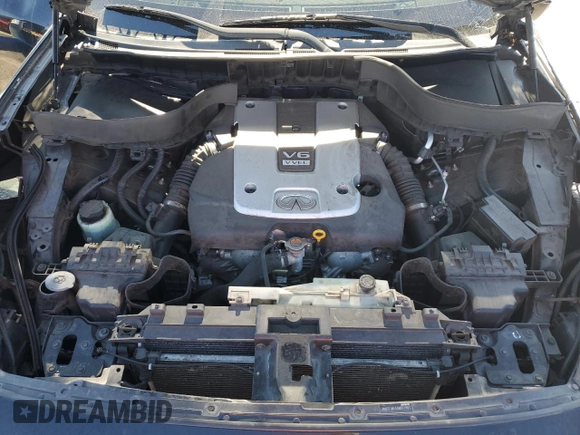 2016 Infiniti QX70 with VIN JN8CS1MU5GM671391, listed as a Copart auction lot 47544115 with 111,425 mi miles and Salvage title. Bid and sale history available at DreamBid. Image 13.