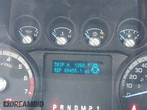 2013 Ford F-250 XL with VIN 1FTBF2A66DEB82141, listed as a IAAI auction lot 42624049 with 89,455 mi miles and . Bid and sale history available at DreamBid. Image 15.