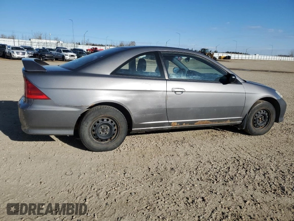 2005 Honda Civic Cpe LX with VIN 1HGEM225X5L805879, listed as a Copart auction lot 52983425 with 229,135 mi miles and Clean Title. Bid and sale history available at carsss.com. Image 3.