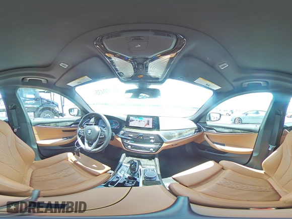 2021 BMW 5 Series 530i xDrive with VIN WBA13BJ00MWX12997, listed as a Copart auction lot 60900435 with 55,064 mi miles and Salvage title. Bid and sale history available at DreamBid. Image 14.