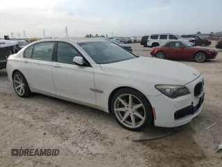 2011 BMW 7 Series 750Li with VIN WBAKB8C51BC852154, listed as a Copart auction lot 51530235 with 109,691 mi miles and Salvage Title. Bid and sale history available at carsss.com. Image 4.