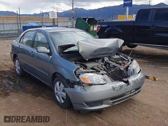 2004 Toyota Corolla CE with VIN 1NXBR38E44Z310906, listed as a Copart auction lot 55361565 with 186,022 mi miles and Salvage Title. Bid and sale history available at DreamBid. Image 13.