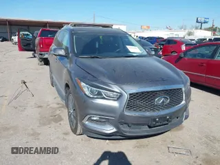 2017 Infiniti QX60 with VIN 5N1DL0MN0HC540260, listed as a IAAI auction lot 41814885 with 140,088 mi miles. Bid and sale history available at carsss.com. Image 1.