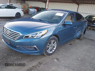 2015 Hyundai Sonata 2.4L SE with VIN 5NPE24AF3FH257823, listed as a IAAI auction lot 41226098 with 101,043 mi miles. Bid and sale history available at carsss.com. Image 17.