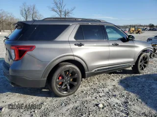 2023 Ford Explorer ST with VIN 1FM5K8GCXPGB80518, listed as a Copart auction lot 49319805 with 4,171 mi miles and Salvage Title. Bid and sale history available at carsss.com. Image 3.
