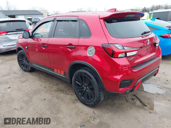 2020 Mitsubishi Outlander Sport ES 2.0 with VIN JA4AR3AU5LU020183, listed as a IAAI auction lot 41929121 with 44,305 mi miles. Bid and sale history available at carsss.com. Image 3.