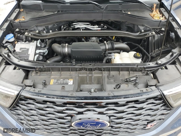 2021 Ford Explorer ST with VIN 1FM5K8GCXMGA05195, listed as a Copart auction lot 51015035 with 36,077 mi miles and Salvage Title. Bid and sale history available at carsss.com. Image 12.