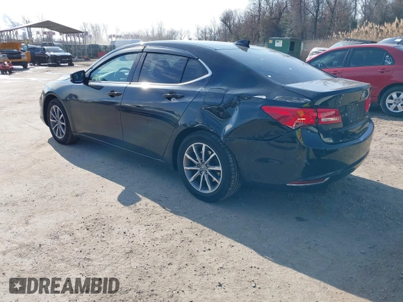 2020 Acura TLX w/Technology Pkg with VIN 19UUB1F50LA011455, listed as a IAAI auction lot 41708297 with 108,363 mi miles. Bid and sale history available at carsss.com. Image 3.