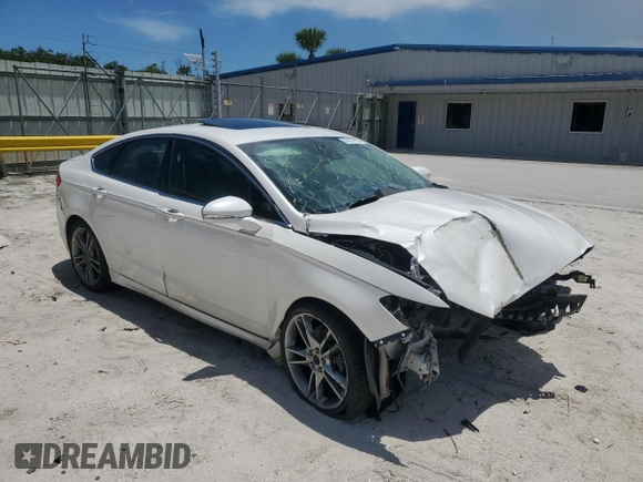 2016 Ford Fusion Titanium with VIN 3FA6P0K93GR140514, listed as a Copart auction lot 63153755 with 109,072 mi miles and Salvage title. Bid and sale history available at DreamBid. Image 4.