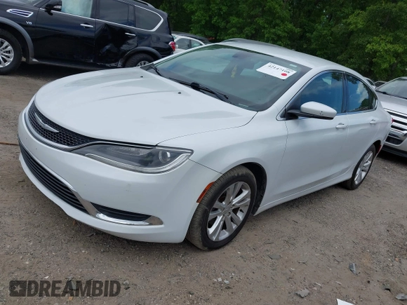 2015 Chrysler 200 Limited with VIN 1C3CCCAB7FN692330, listed as a IAAI auction lot 42147108 with 213,236 mi miles. Bid and sale history available at carsss.com. Image 2.