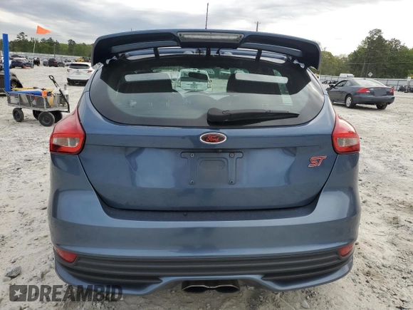 2018 Ford Focus ST with VIN 1FADP3L97JL283947, listed as a Copart auction lot 53208885 with 72,284 mi miles and Salvage Title. Bid and sale history available at DreamBid. Image 6.