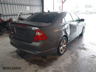 2012 Ford Fusion SE with VIN 3FAHP0HA9CR325249, listed as a IAAI auction lot 41803339 with 203,650 mi miles. Bid and sale history available at carsss.com. Image 4.