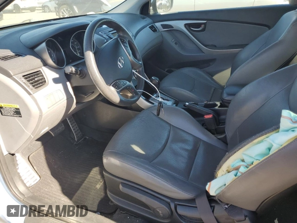 2013 Hyundai Elantra Coupe GS PZEV with VIN KMHDH6AE0DU006527, listed as a Copart auction lot 80030314 with 110,321 mi miles and Salvage Title. Bid and sale history available at carsss.com. Image 7.