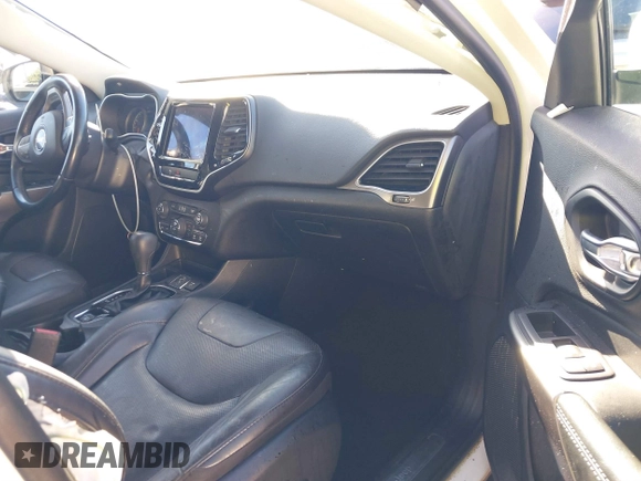 2019 Jeep Cherokee Limited with VIN 1C4PJLDB9KD443526, listed as a IAAI auction lot 41658009 with 73,024 mi miles and . Bid and sale history available at DreamBid. Image 5.