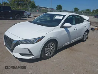 2020 Nissan Sentra S with VIN 3N1AB8BVXLY207174, listed as a IAAI auction lot 42058963 with 133,458 mi miles. Bid and sale history available at carsss.com. Image 17.