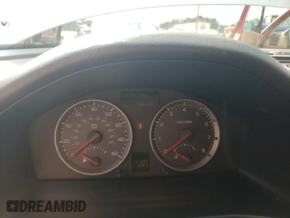 2007 Volvo S40 2.4L with VIN YV1MS382972251594, listed as a Copart auction lot 72274094 with 121,082 mi miles and Salvage Title. Bid and sale history available at carsss.com. Image 9.