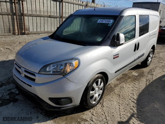 2018 Ram ProMaster City Wagon SLT with VIN ZFBERFBB1J6K50250, listed as a Copart auction lot 41671245 with 128,899 mi miles and Clean Title. Bid and sale history available at carsss.com. Image 1.