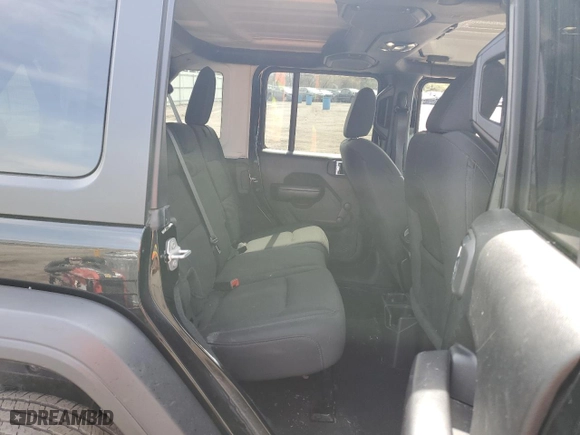 2021 Jeep Wrangler Unlimited Willys Sport with VIN 1C4HJXDG2MW564638, listed as a Copart auction lot 49881465 with 44,972 mi miles and Salvage Title. Bid and sale history available at carsss.com. Image 11.